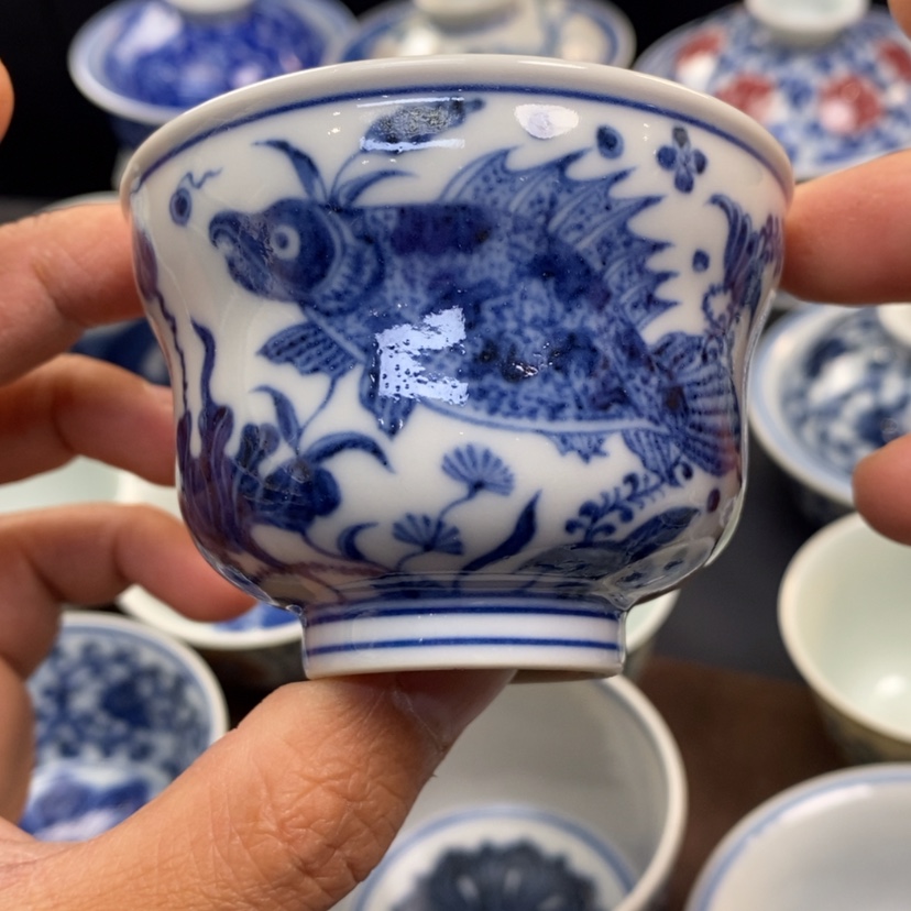 【闪购商品】景德镇青花主人杯