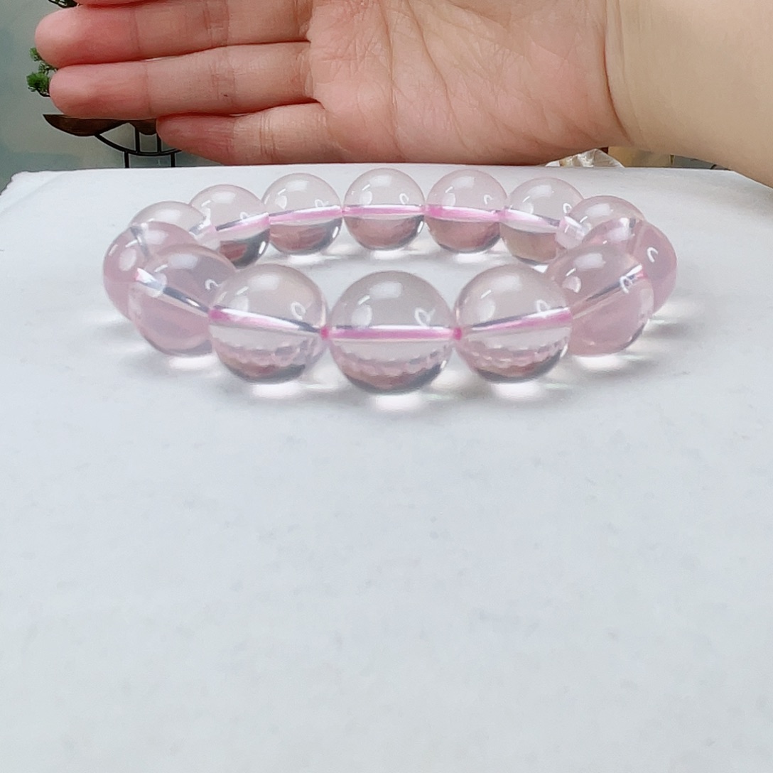 水晶手链未镶嵌Y****?水晶13.3