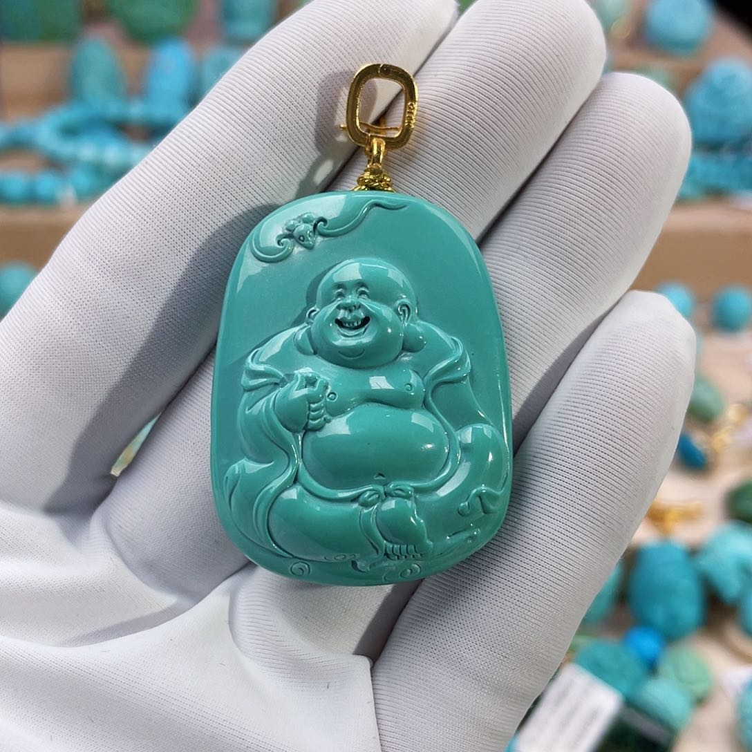 绿松石珠宝奇石未镶嵌