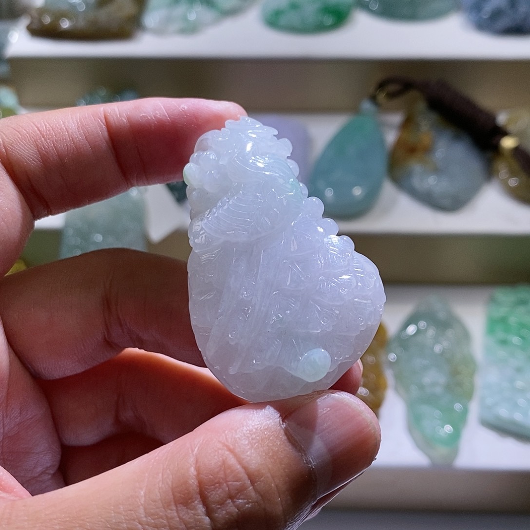 【闪购商品】翡翠颈饰未镶嵌凤凰