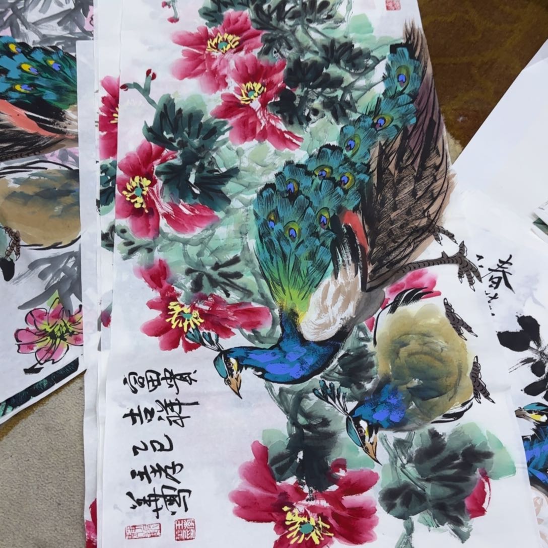 国画王孝华三尺童