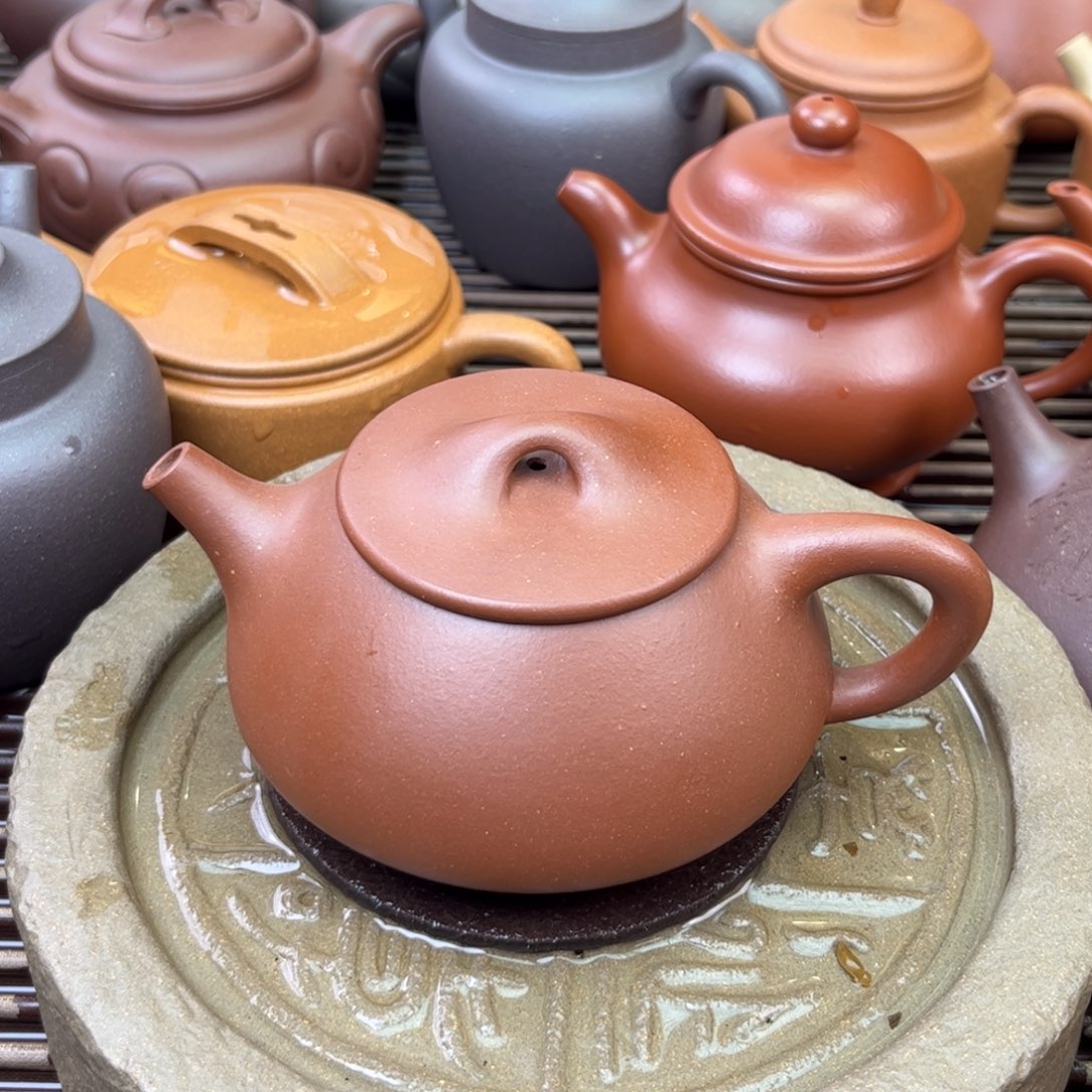 紫砂茶壶60目特级紫泥 完美品180c