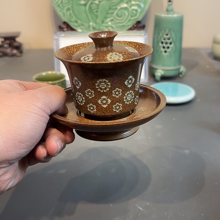 瓷片木*加龙泉青瓷龙泉青瓷