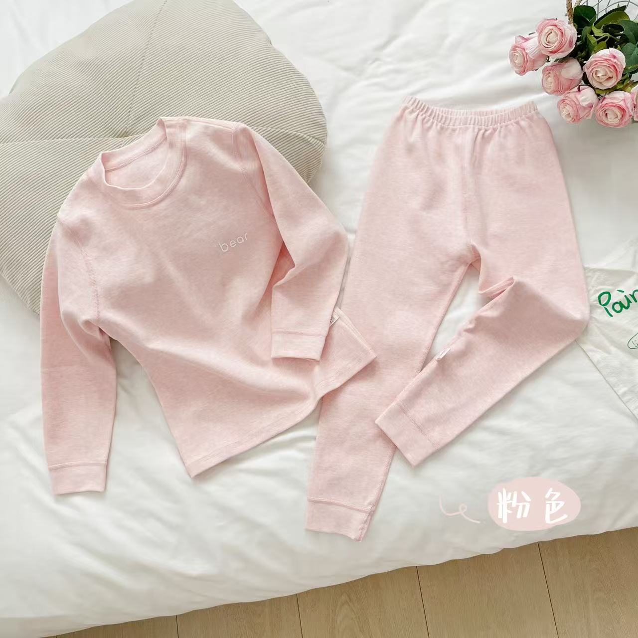 品牌320克儿童秋冬加厚舒绒棉秋衣秋裤家居服套装宝宝保暖套装