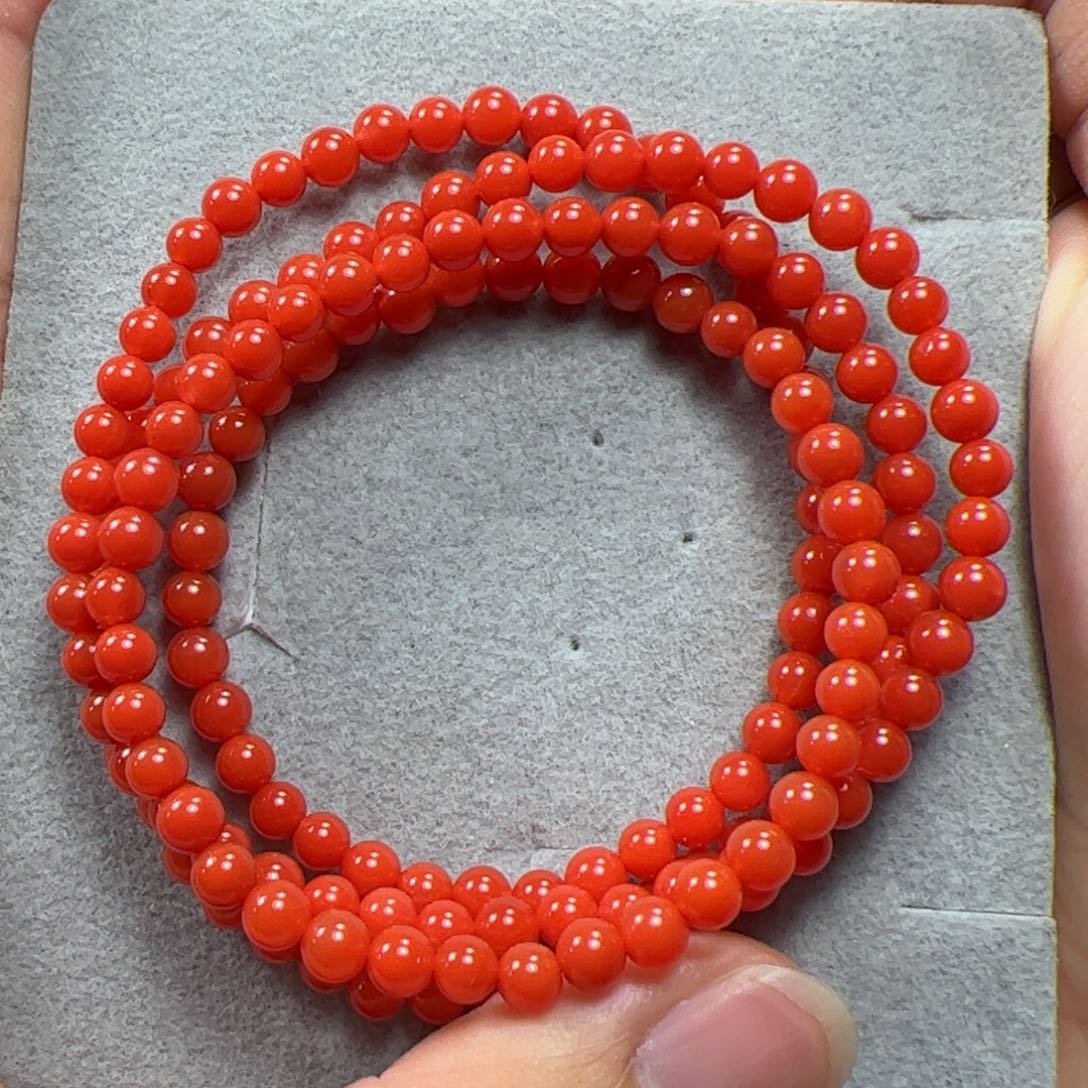 南红玛瑙手串未镶嵌