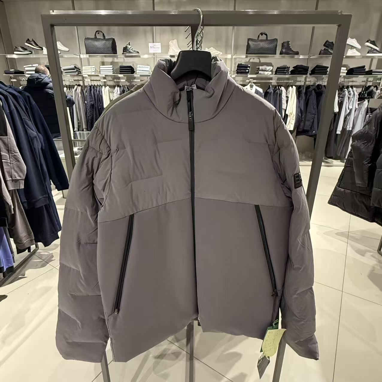 未使用 GIORGIO ARMANI/阿玛尼 男士EA7拼接棉服外套男装秋冬