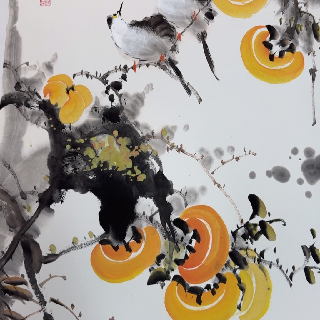 国画国画作品山水花鸟纯手绘