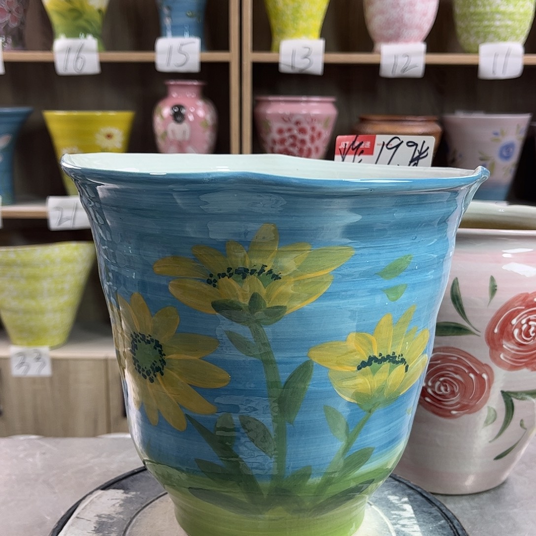 景德镇陶瓷花盆花盆