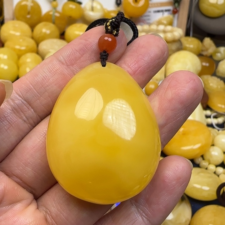蜜蜡未镶嵌颈饰天然蜜蜡