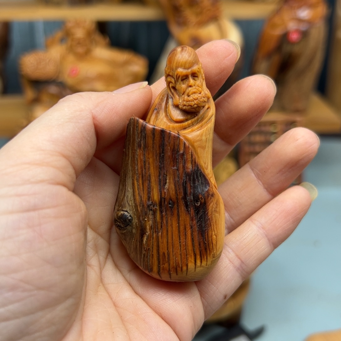柏木崖柏木摆件手把件67