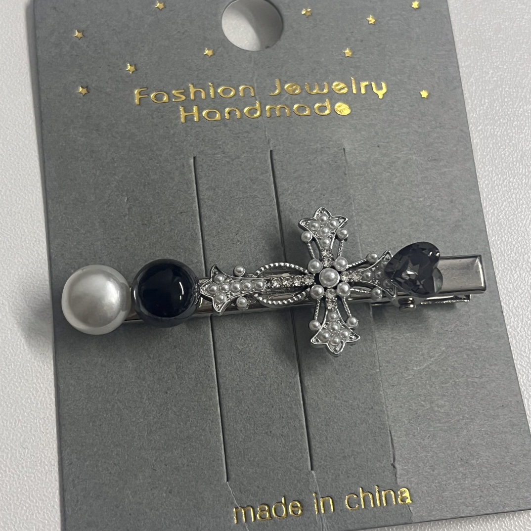 复古宫廷日韩边夹一字夹女发夹发卡侧边夹气质饰品
