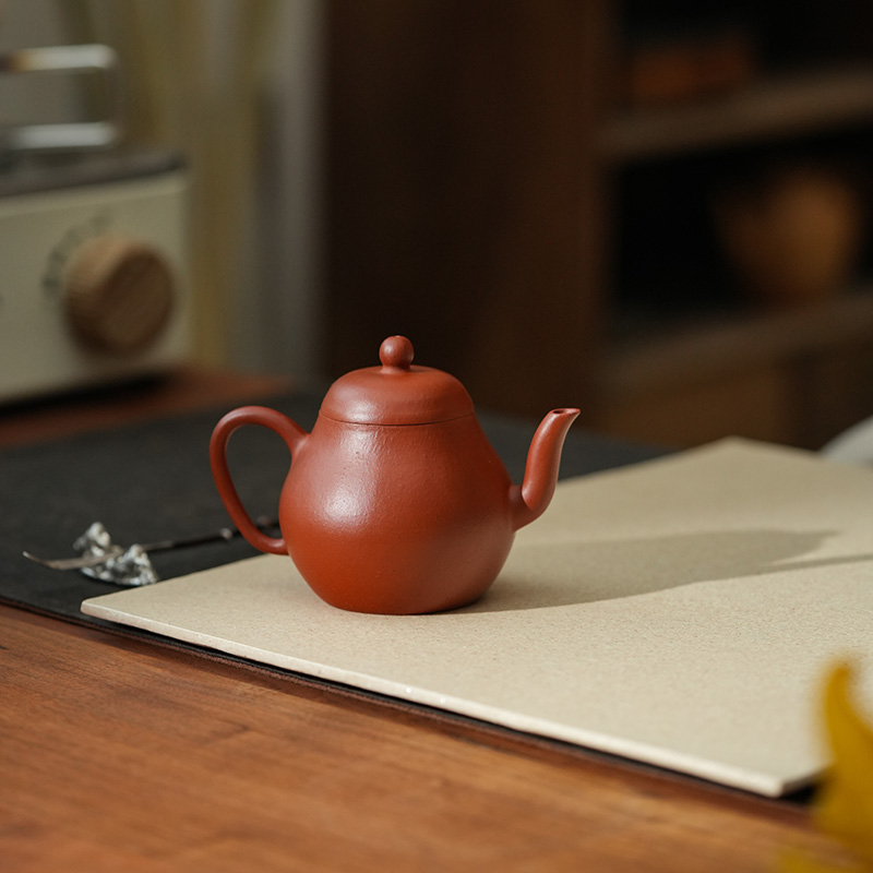 0添加非遗摹古情怀系列实价不完美铁17%小煤窑朱泥梨壶110/130cc