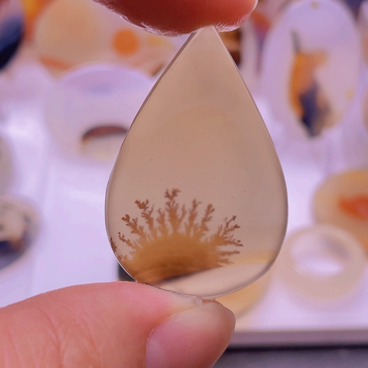 玛瑙/玉髓未镶嵌吊坠(不含链)