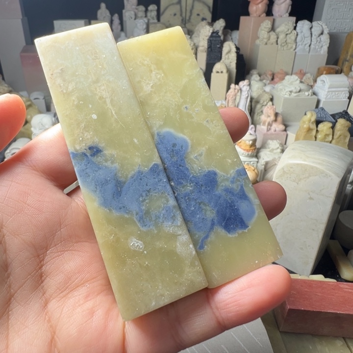 大***印青田石青田印石如图