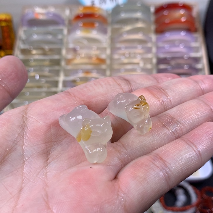 s***空玛瑙/玉髓未镶嵌颈饰