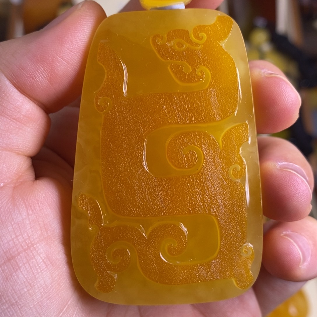 蜜蜡未镶嵌裸石大漠