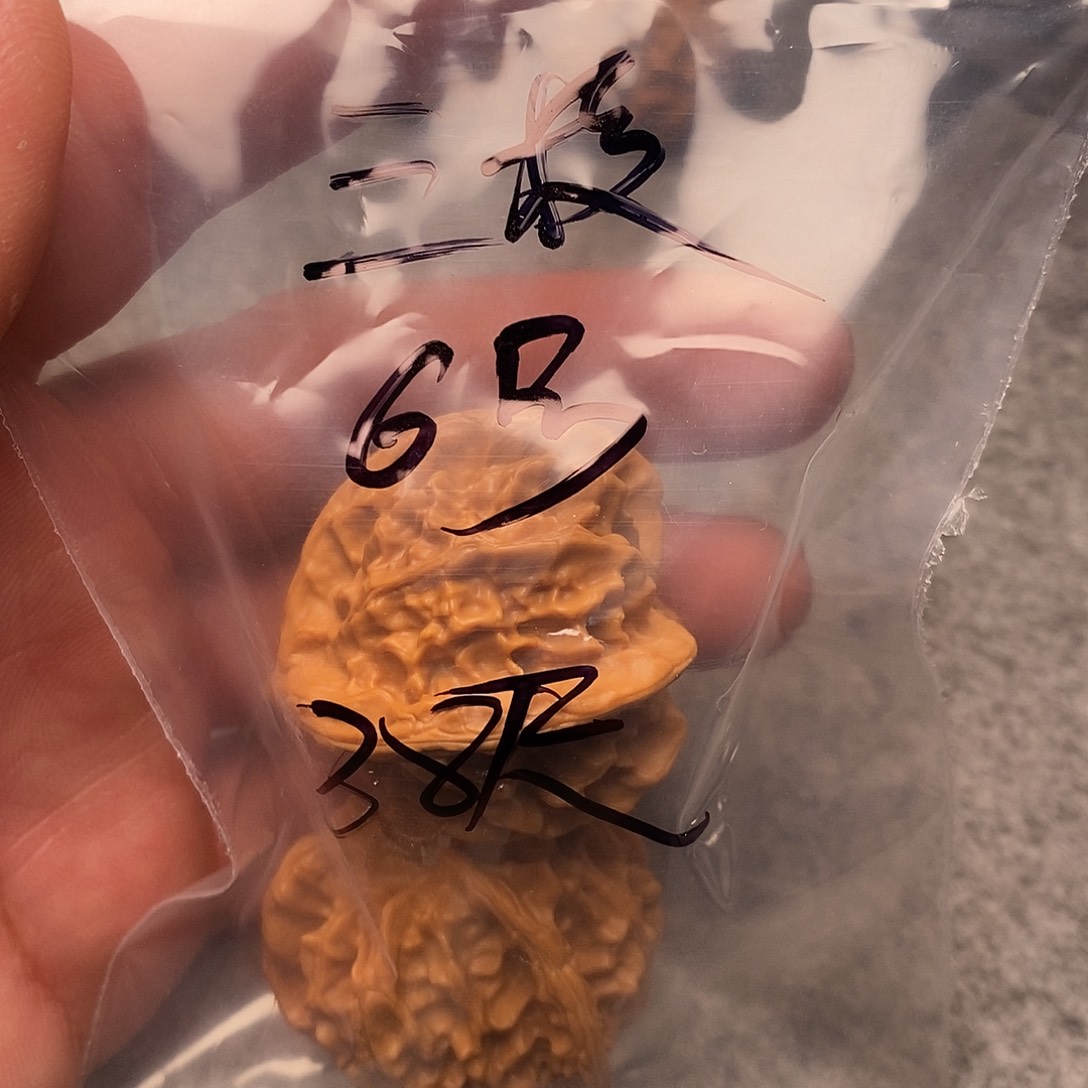 文玩核桃把件三棱