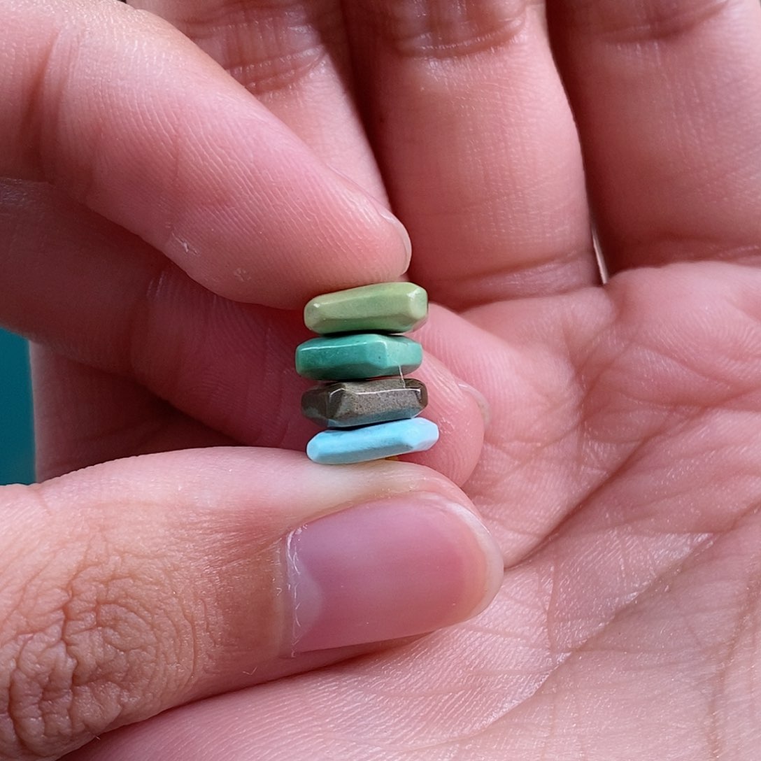 绿松石珠宝奇石未镶嵌