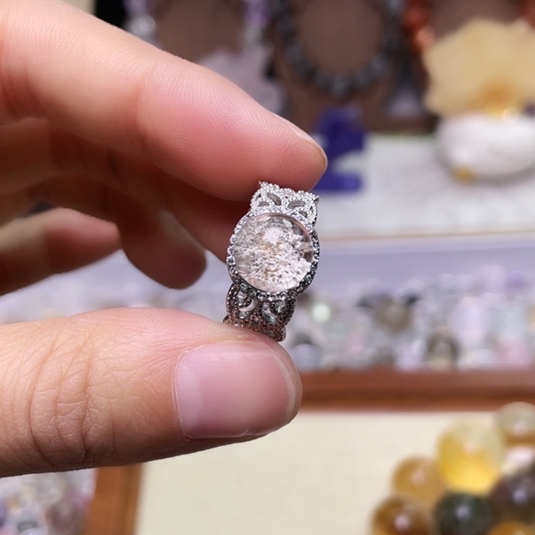 K****水晶银S925镶嵌珠宝半成品181