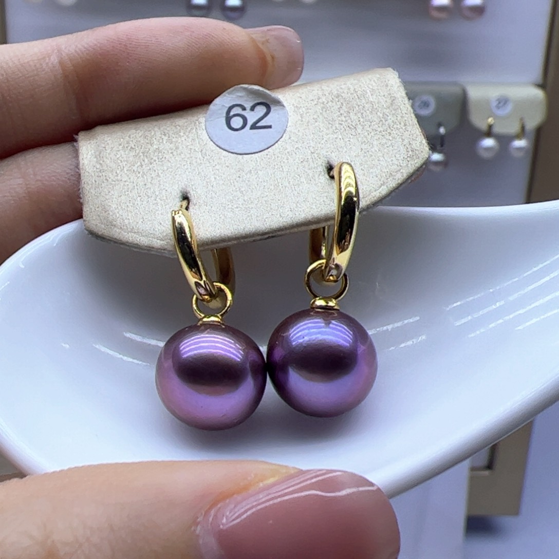 淡水珍珠耳饰未镶嵌