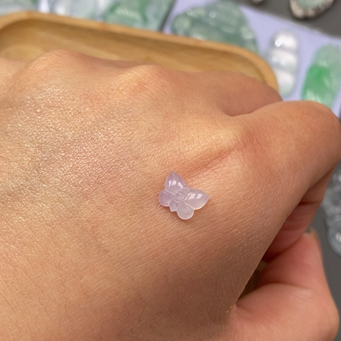 定制翡翠未镶嵌༺****༻翡翠蝴蝶