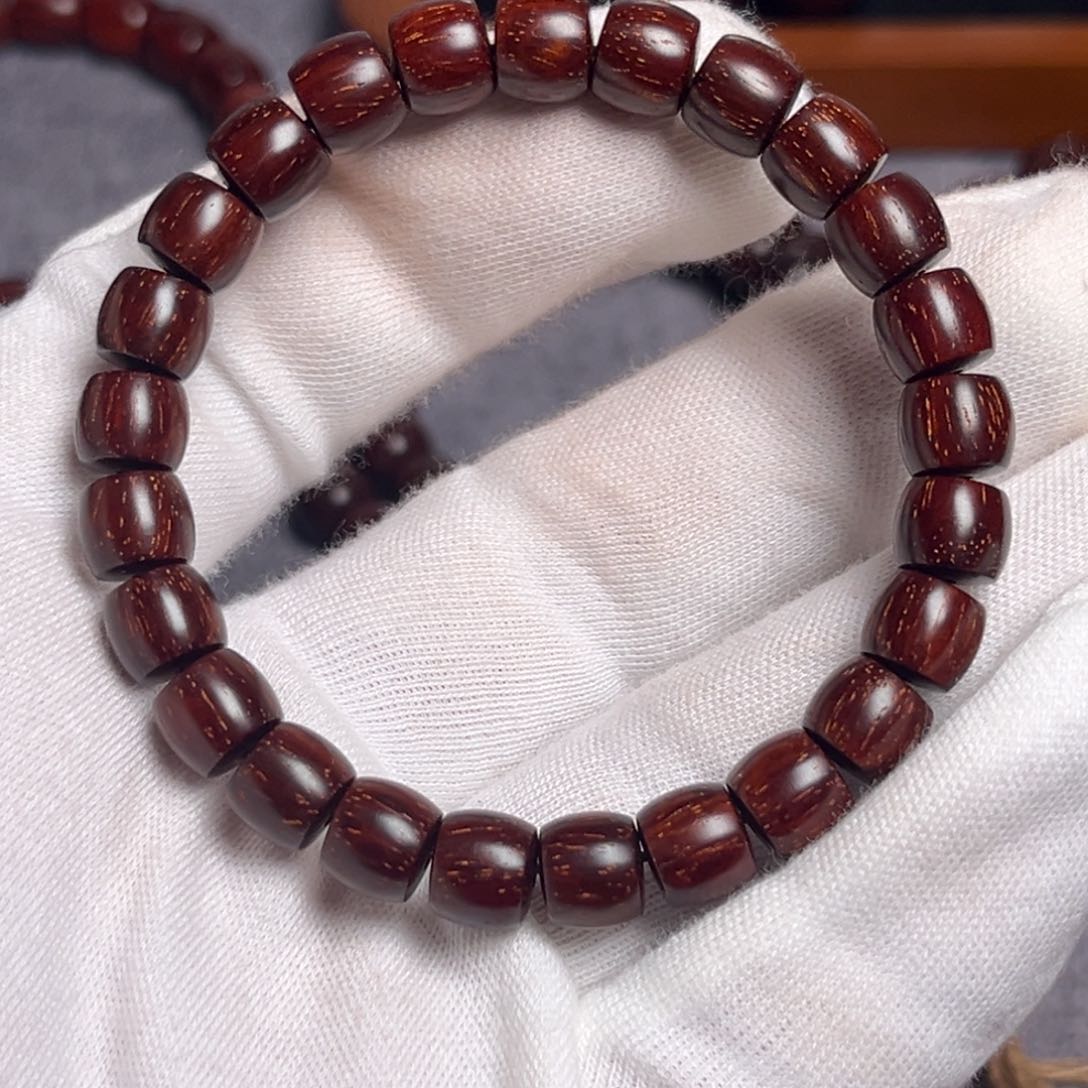 小叶紫檀手串/手链7*8树头料高油高密原汁原味 最后一条