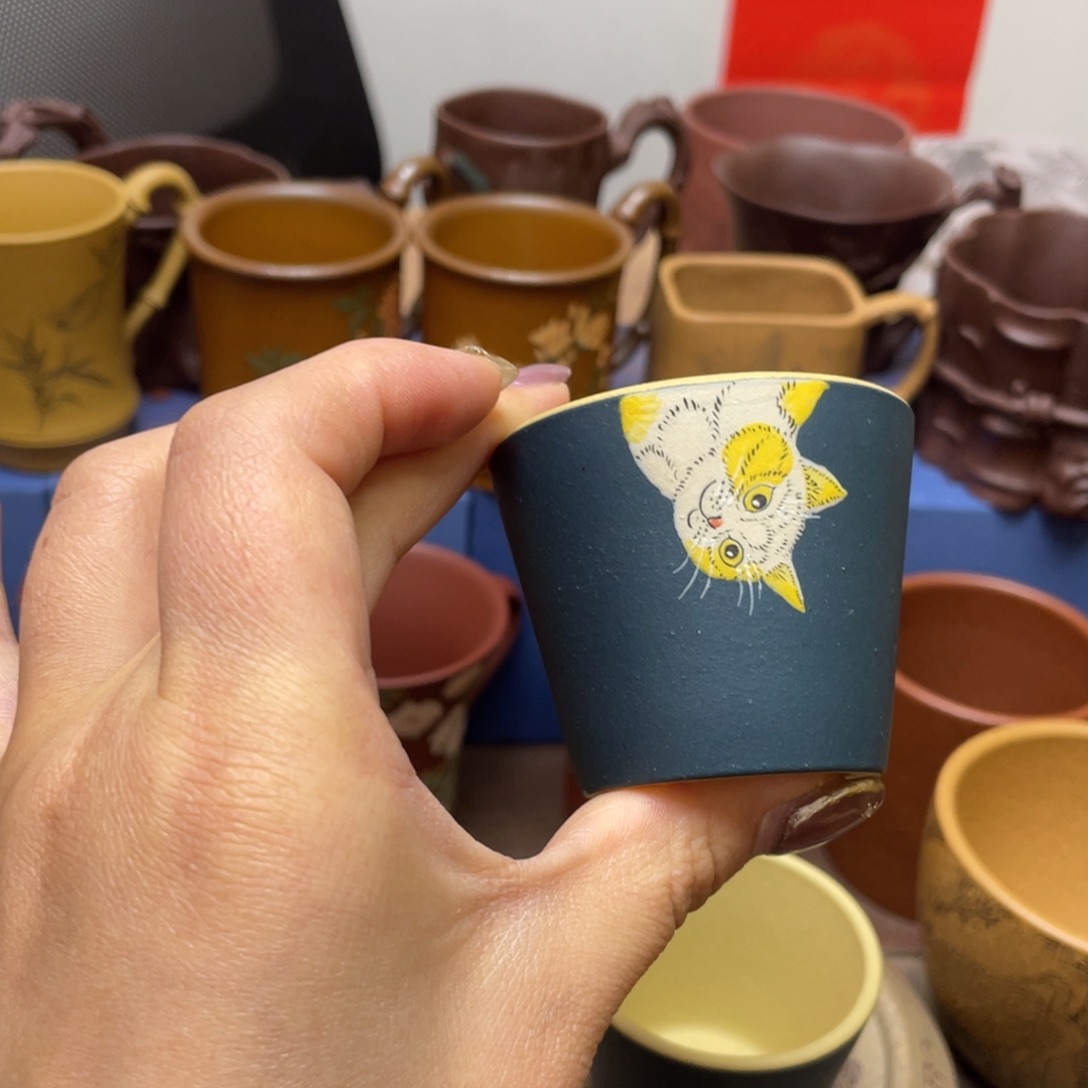 紫砂茶杯紫砂主人杯