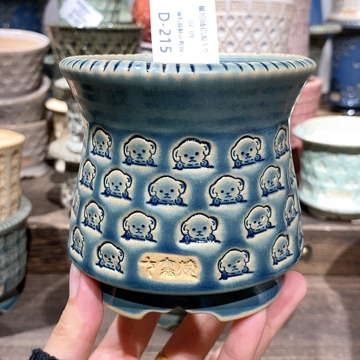 七里烧花盆2-9-215口径8