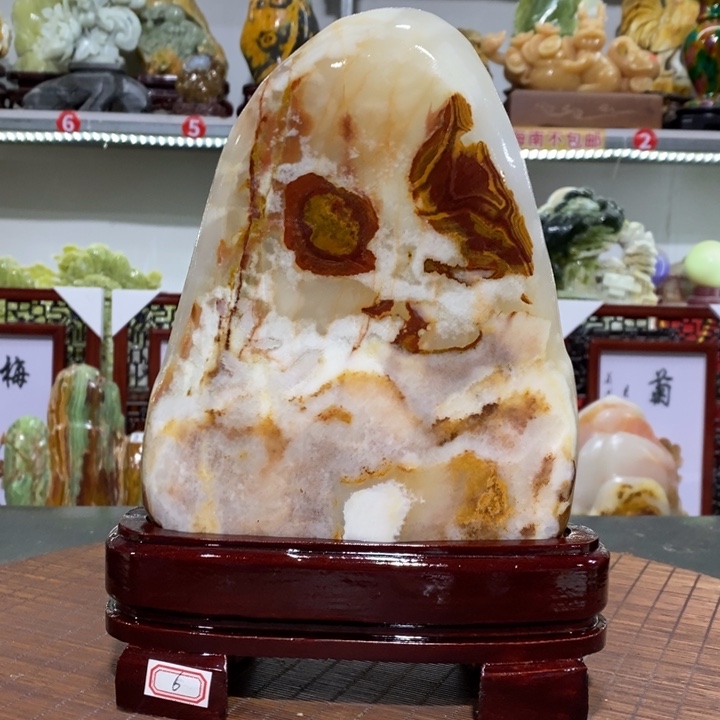 石材阿*家居摆件 奇石摆件