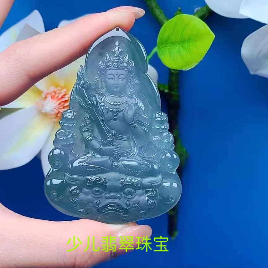 天然A货翡翠正品吊坠