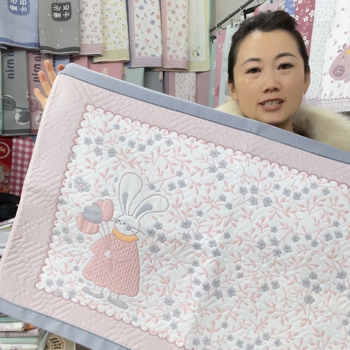 棉特价促销灰色花园兔