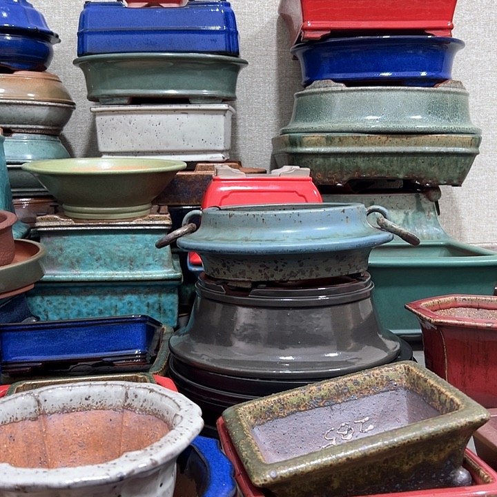 紫砂望**边大正和窑高温紫砂釉盆