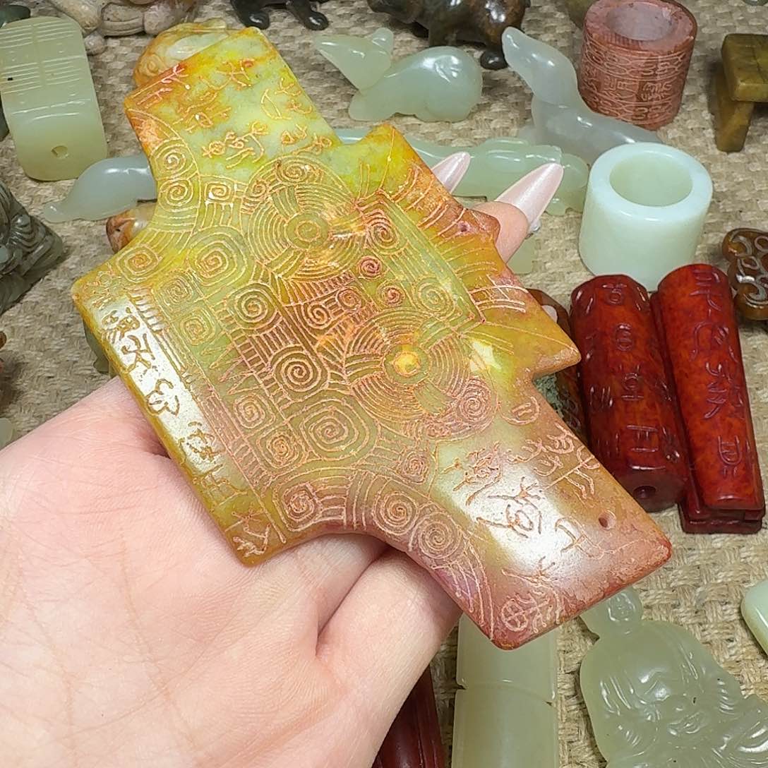 白玉菩提吊坠挂件
