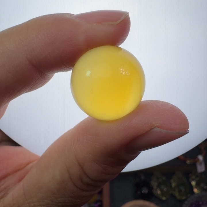 黄晶颈饰未镶嵌吊坠