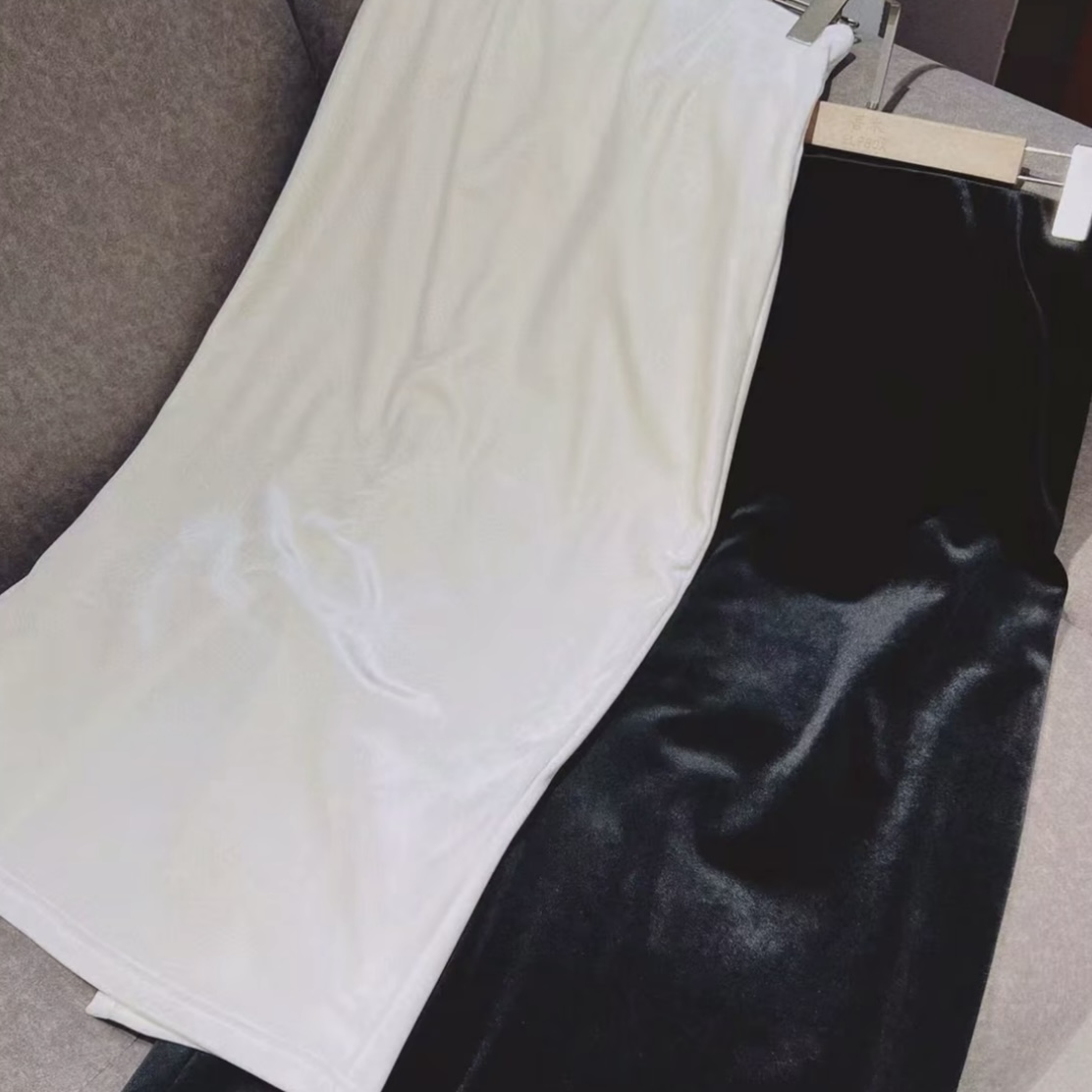 《婷婷定制》新中式时尚百搭气质国风半裙6875