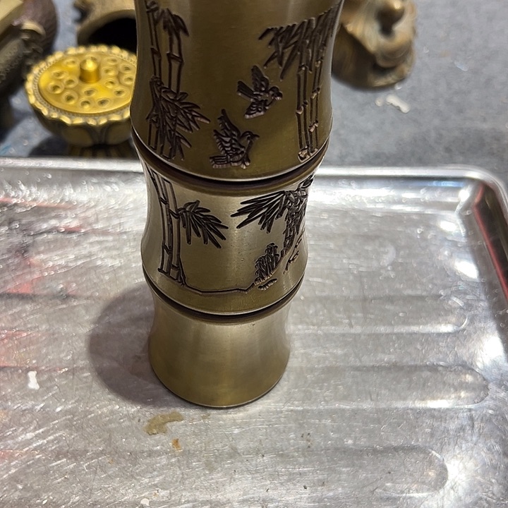 远**唤微瑕疵黄铜摆件工艺品