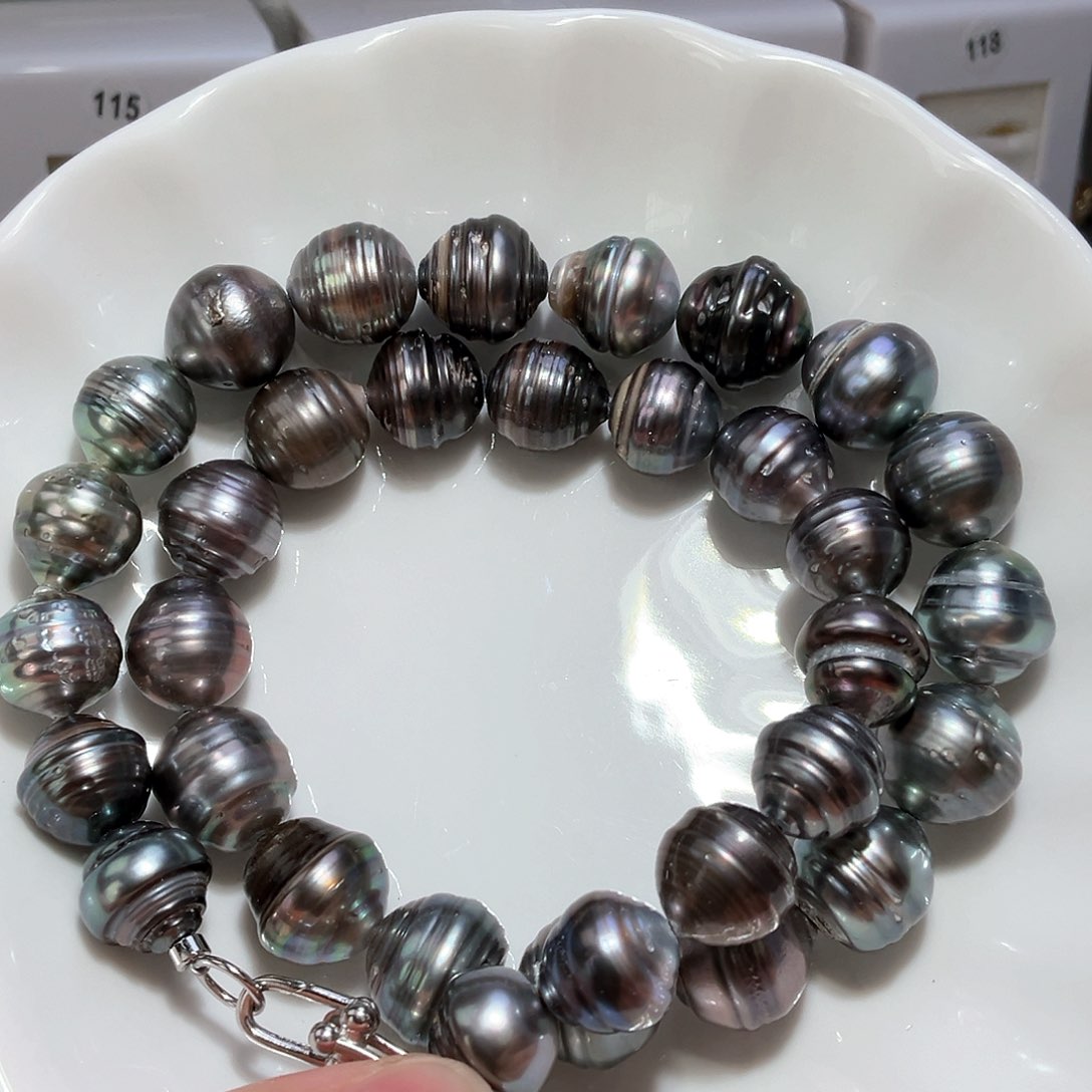 海水珍珠颈饰银S925镶嵌