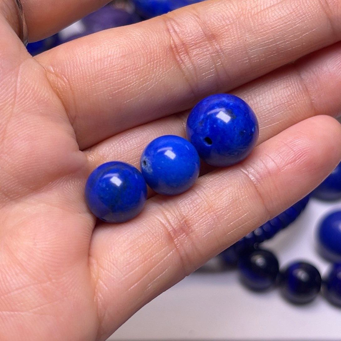 青金石吊坠(不含链)未镶嵌宸****e单珠13m m