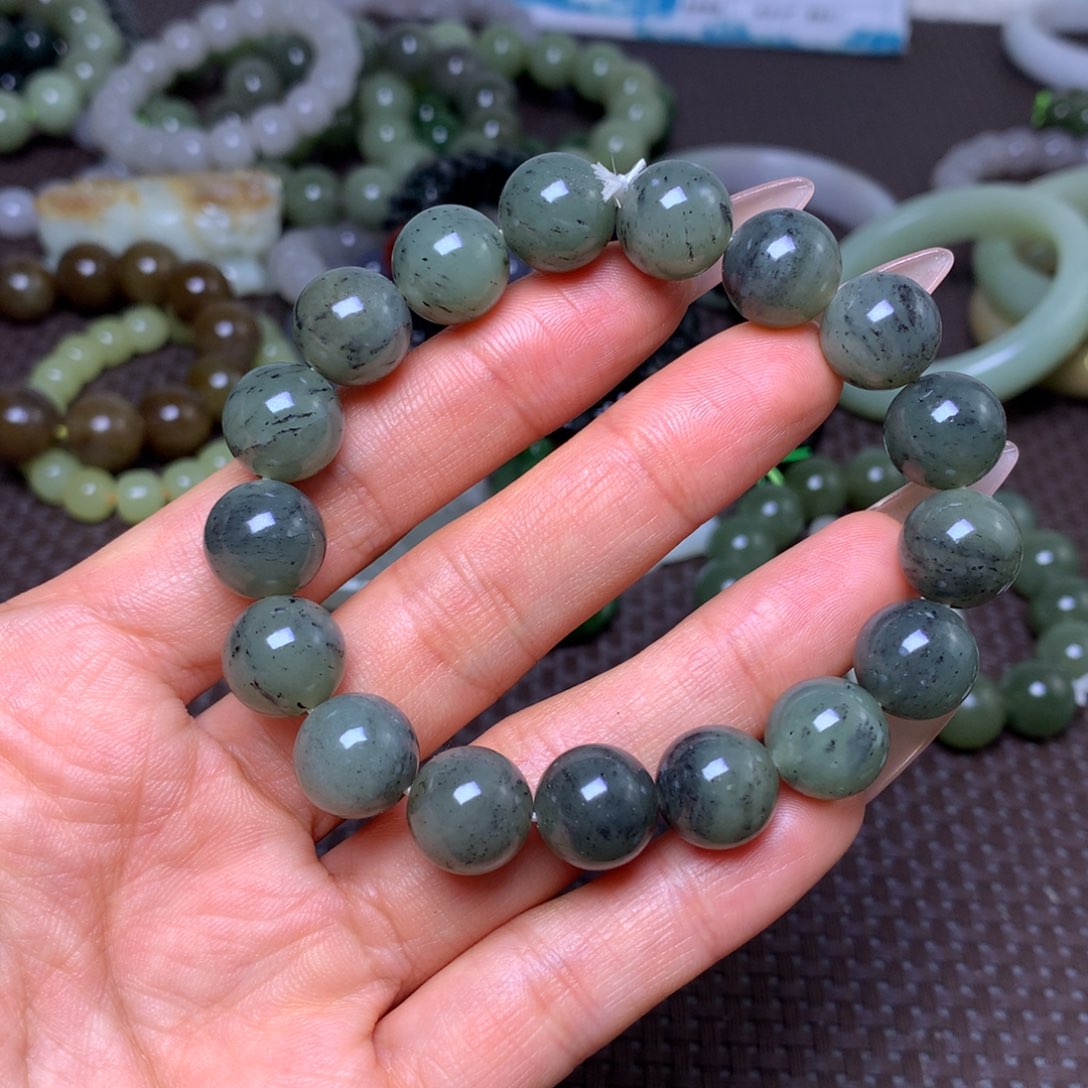 未镶嵌手串和田玉卡12