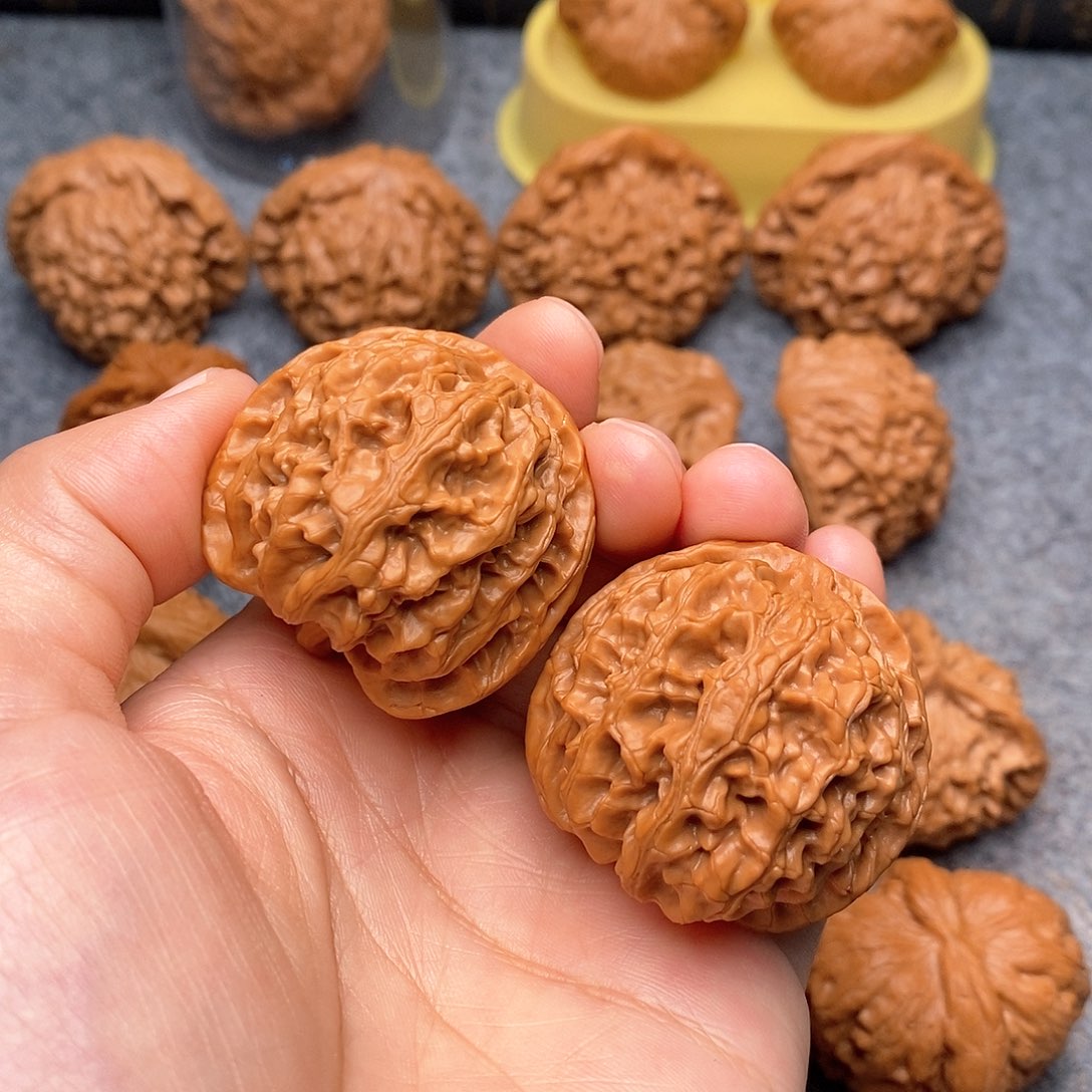 文玩核桃把件苹果园39.6全品