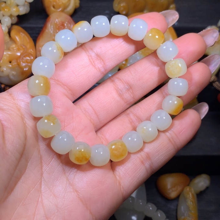 和田玉颈饰未镶嵌奋*$