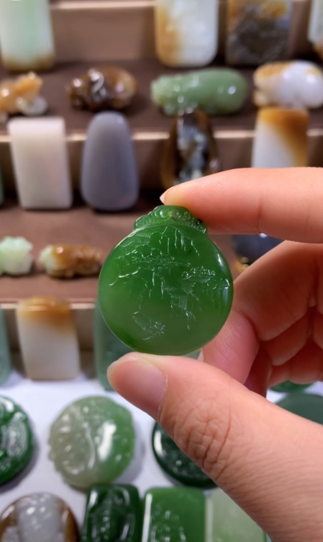 和田玉挂件未镶嵌