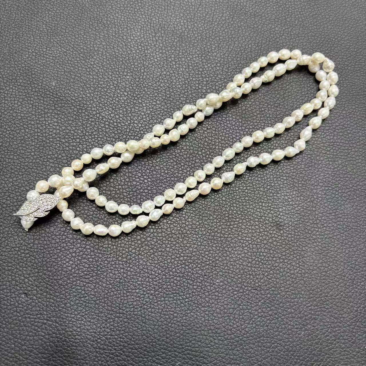 天然淡水珍珠项链多样性发一y244