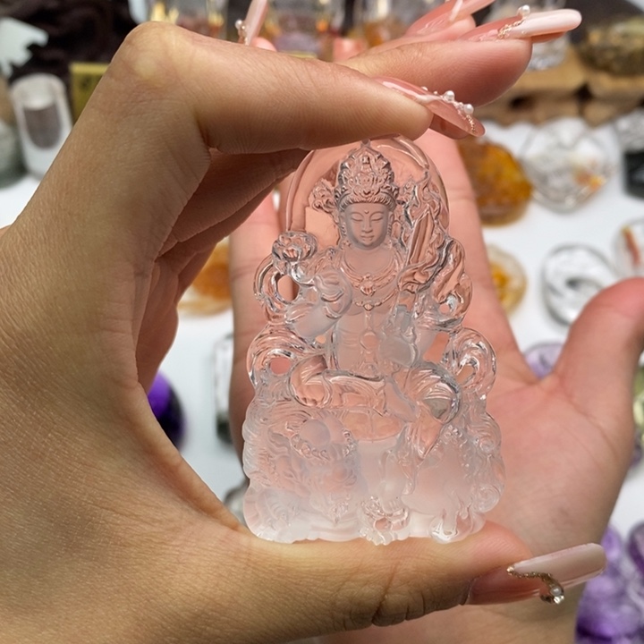 水晶颈饰未镶嵌不****子