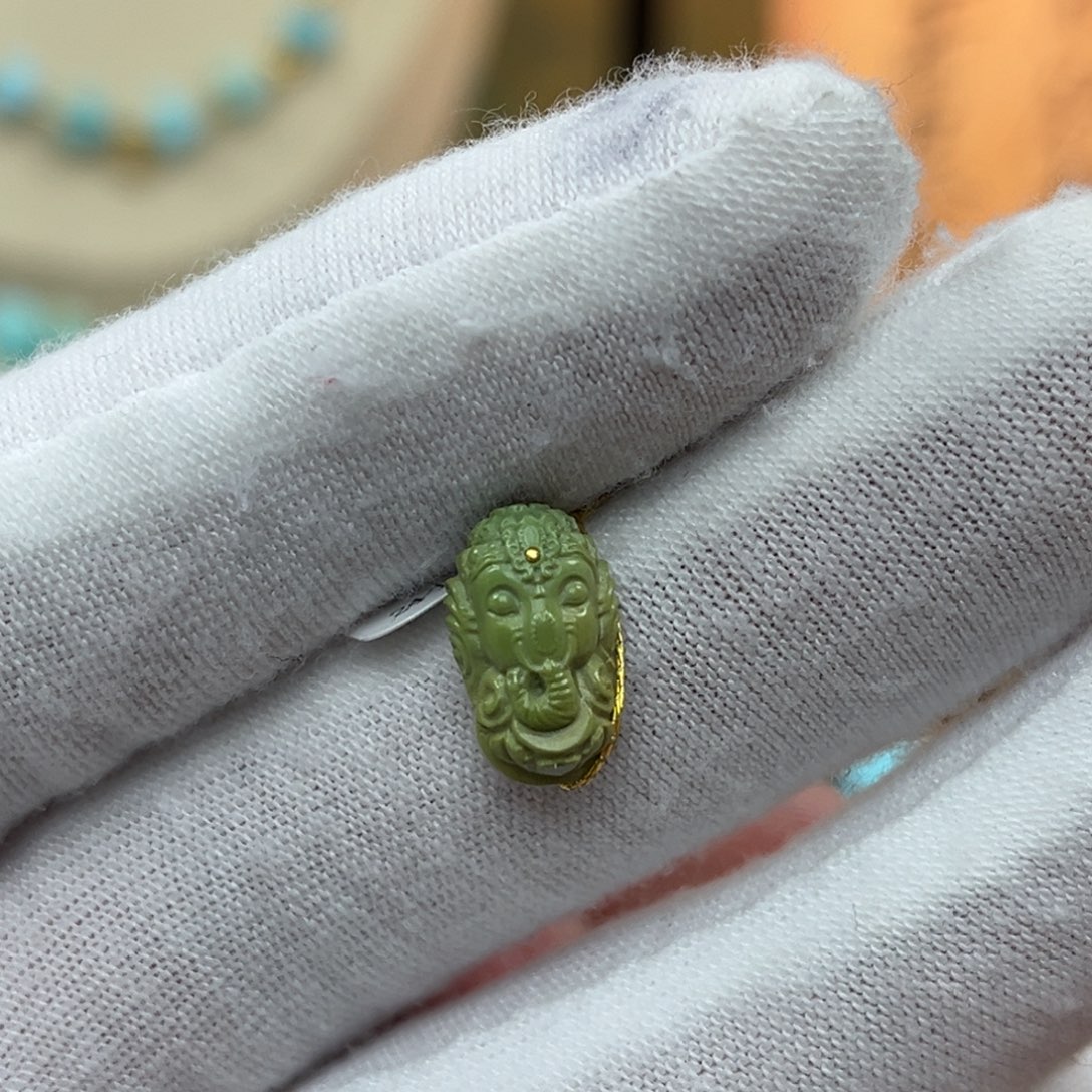 绿松石未镶嵌象神编号33