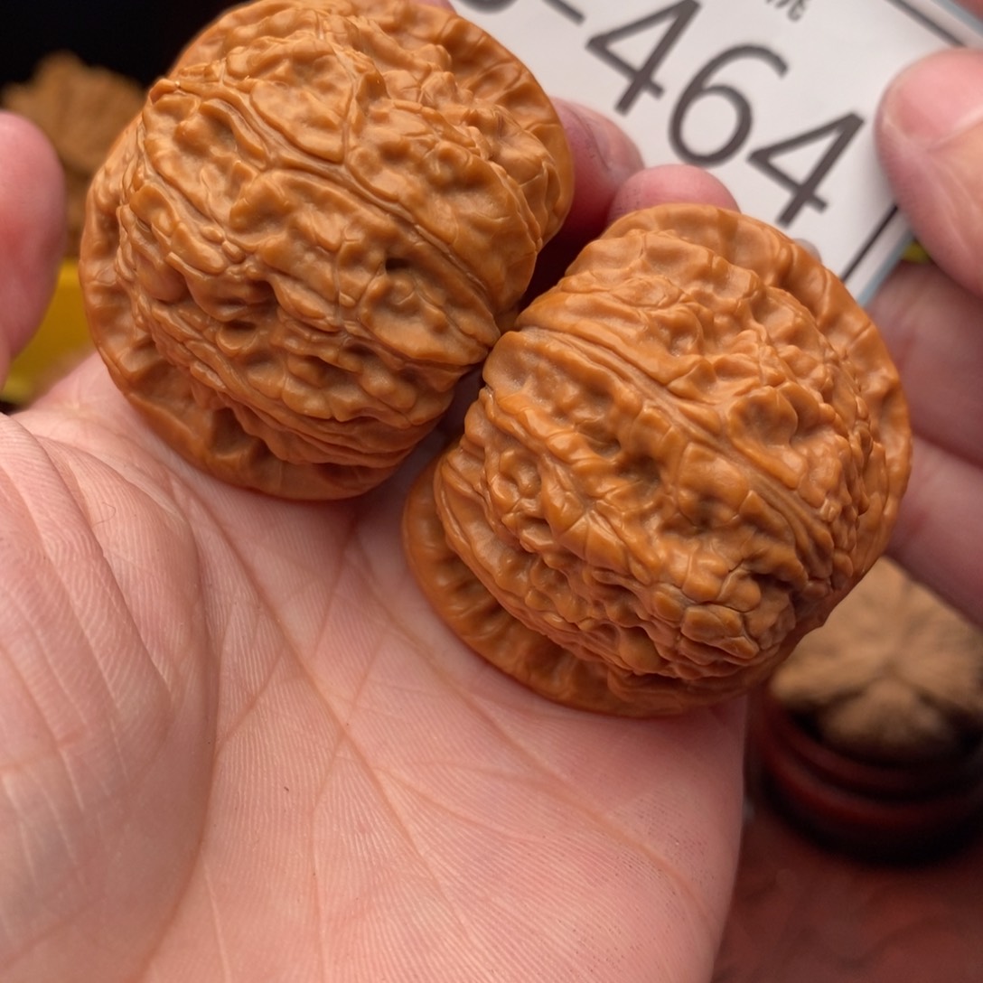 文玩核桃把件球白42