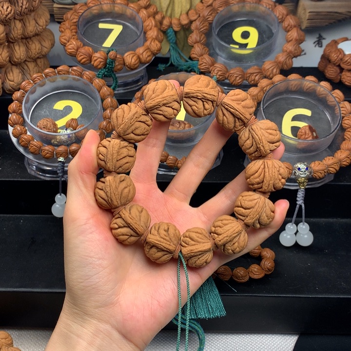 桃核吊坠天*2.4尺寸霸王龙18颗