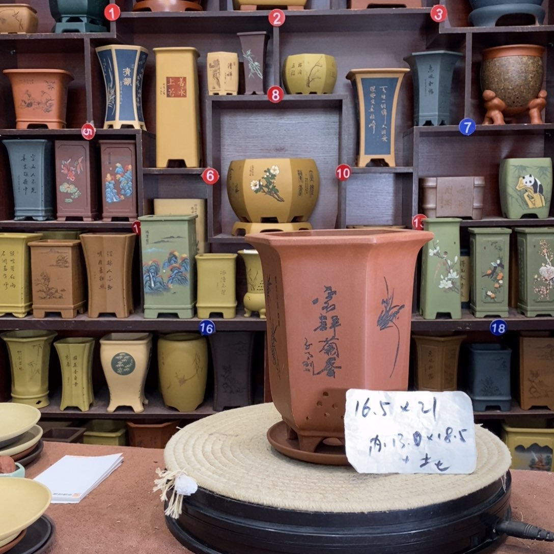 紫砂花盆紫砂花盆