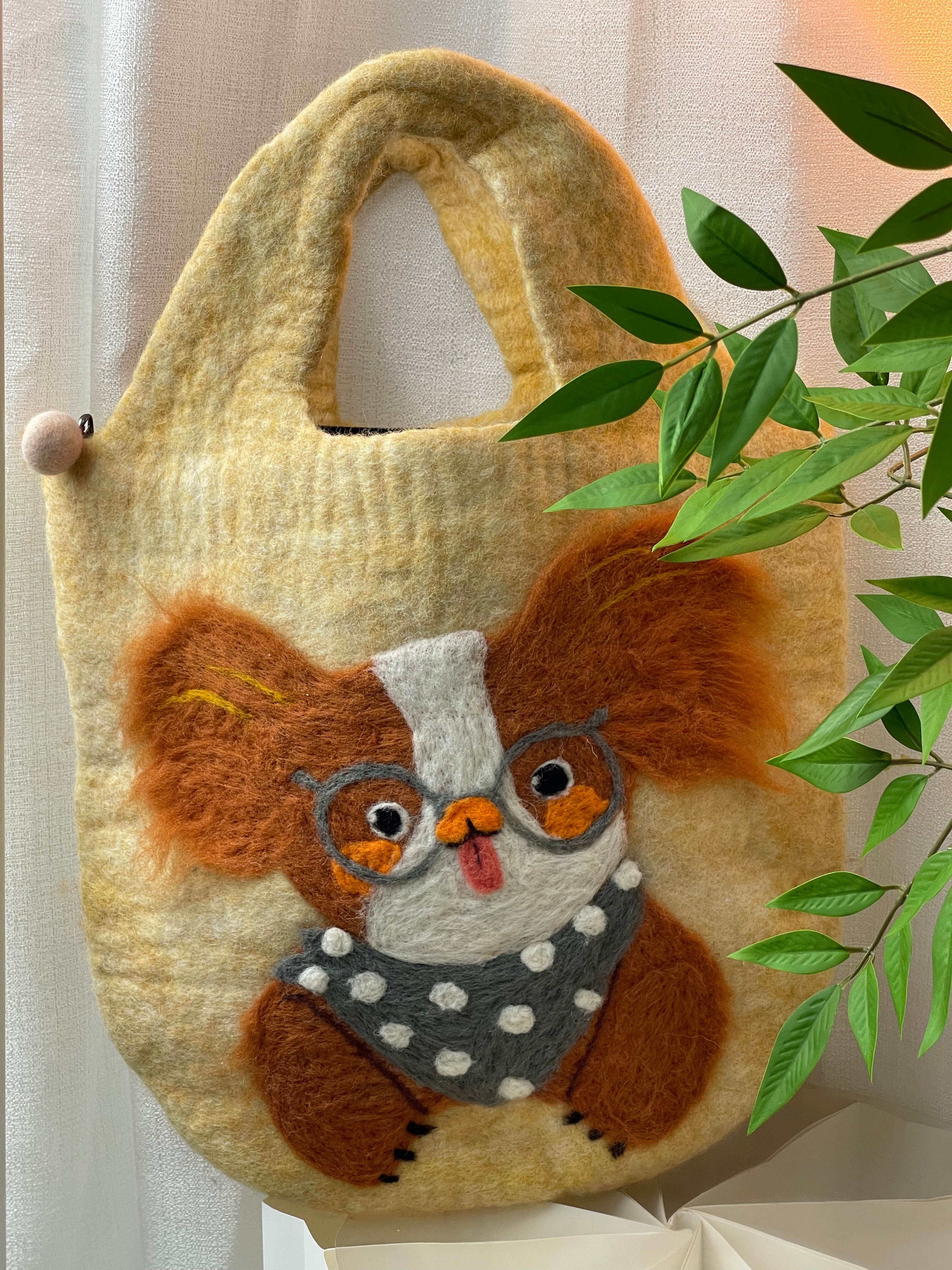 {直播间}包包系列/纯手工羊毛毡小猫包包爆款