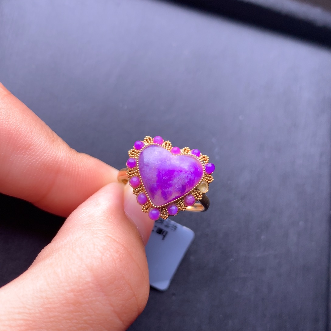 苏纪石（舒俱来）戒指18K金镶嵌R***?